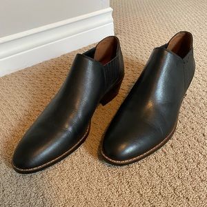 BNWOT Coach black leather booties